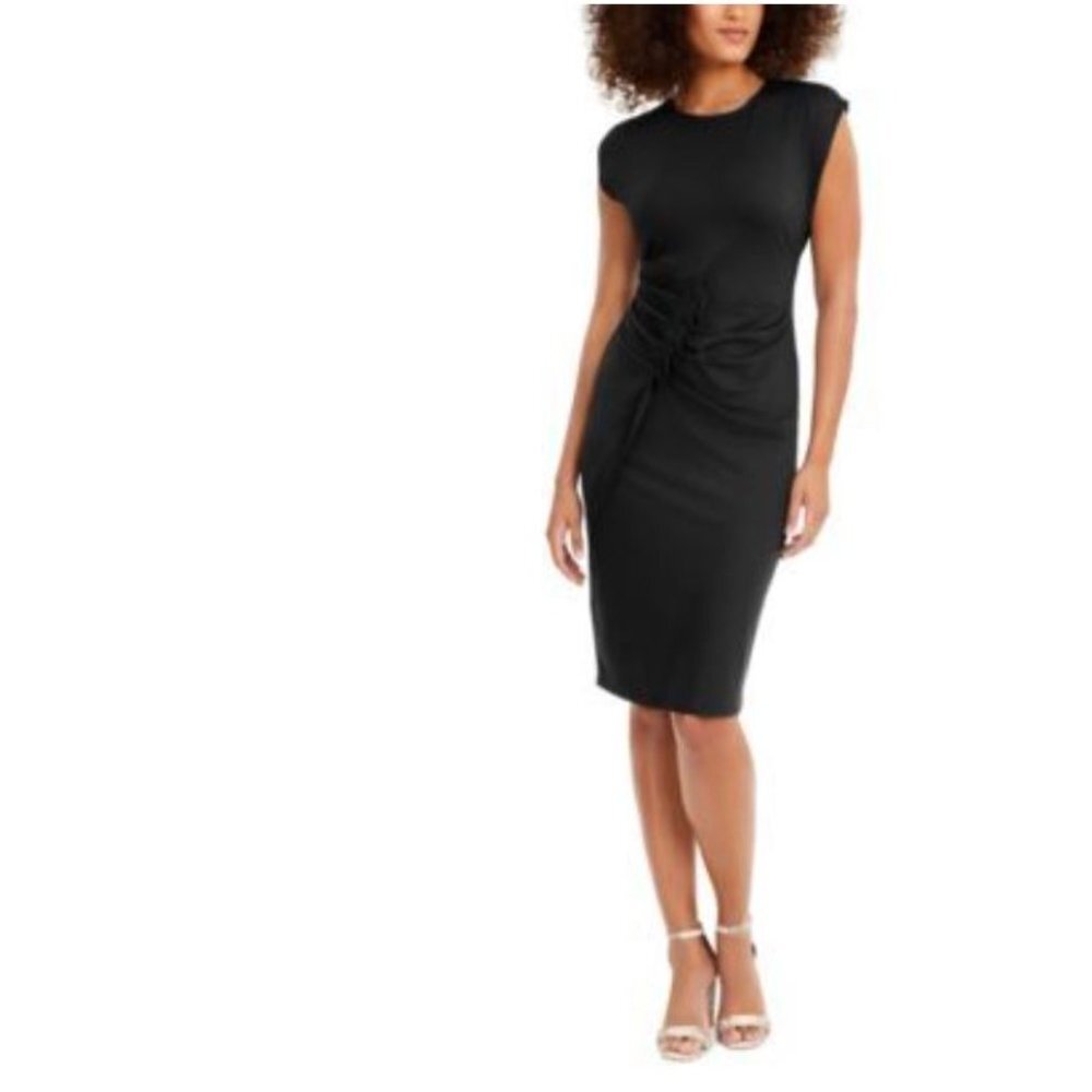 Inc Pleated Midi Dress